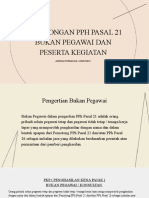 Pemotongan PPH Pasal 21 Bukan Pegawai Dan Peserta Kegiatan