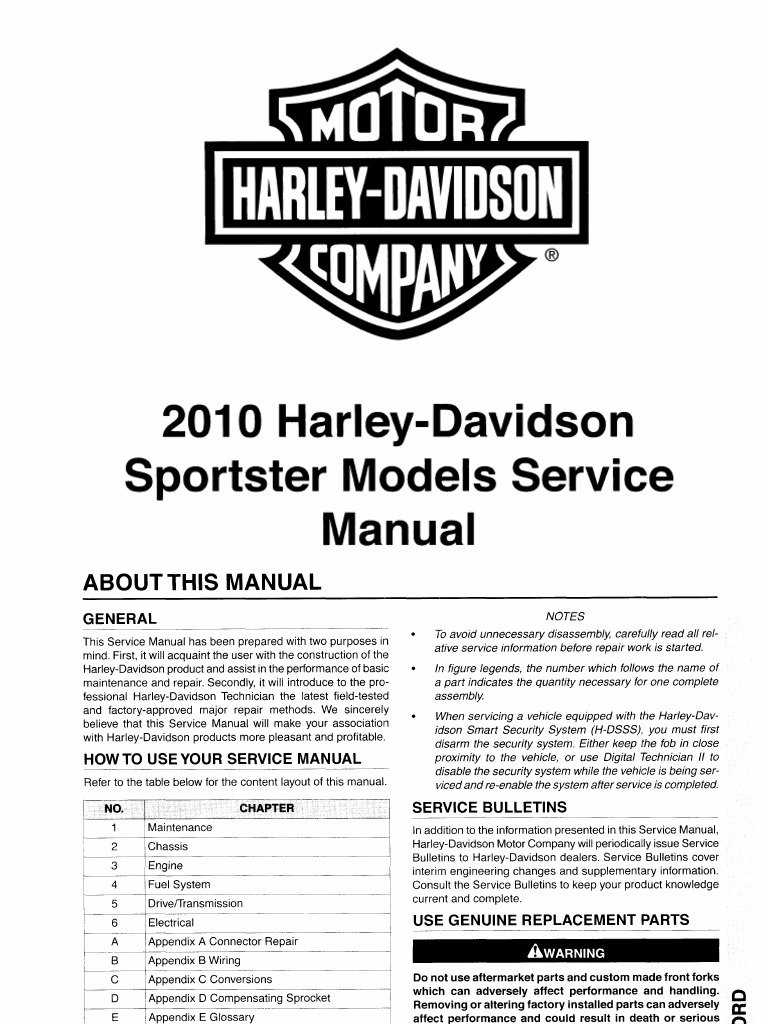 Harley-Davidson Service Manual Access | PDF