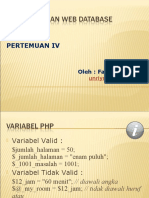 Pertemuan IV