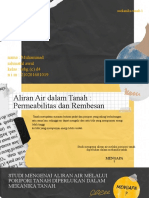 Aliran Air Dalam Tanah Permeabilitas Dan Rembesan