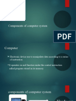 Lesson 1 - Components of Computer System