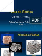 Capítulo 4 aula 1 Frente tipos e ciclos das Rochas  e Estrutura do relevo e relevo brasileiro