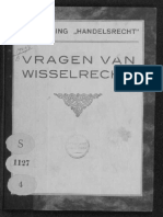 Vragen Van Wisselrecht (Wissel Clausules)