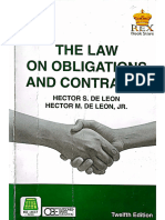 Part I. Law On Obligations and Contracts by de Leon (2021 Ed)