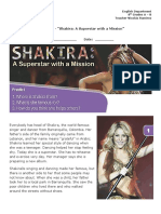 E-Reader 8h Grade Shakira