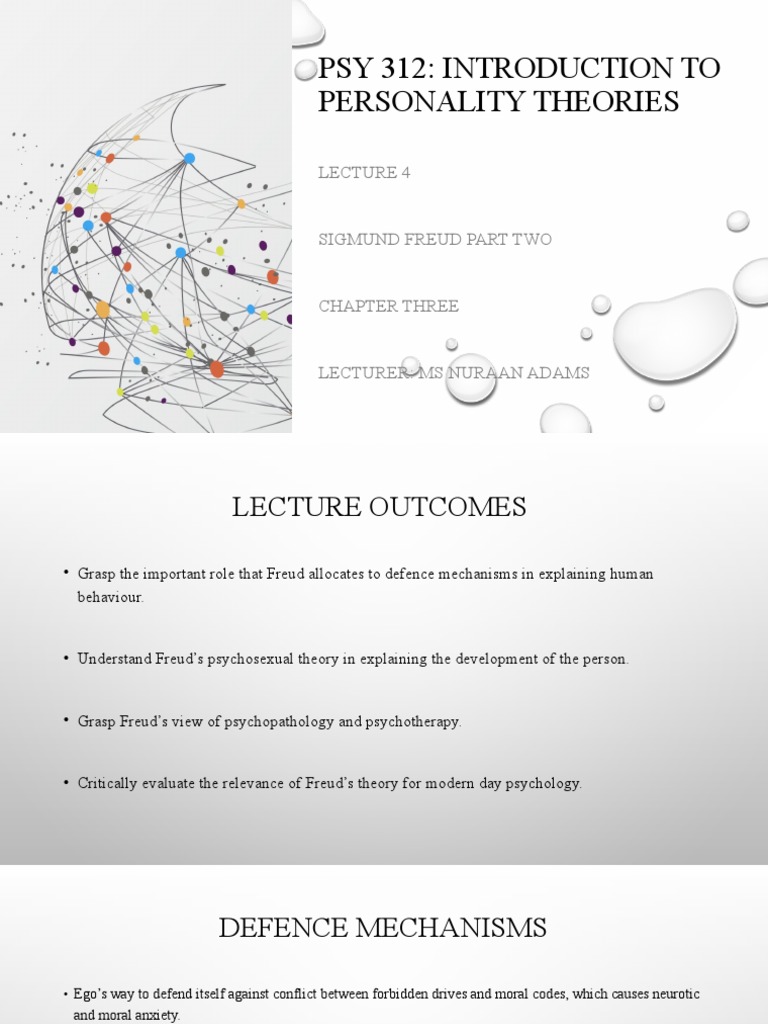 PSY+312+ +lecture+4+ Sigmund+Freud+Continued +non Narrated | PDF | Id ...