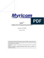 SNFv3 API Reference Manual