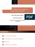 TEMA 8 - Conducta de La Empresa y Organización Industrial