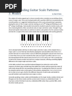 Understanding Guitar Scale Patterns: 3. Modes: by Matt D'Netto