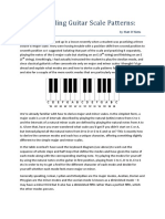 Understanding Guitar Scale Patterns: 3. Modes: by Matt D'Netto