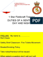1 Star FC Duties of A Sentry PP