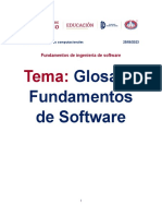 Glosario 1 de Fundamentos de Software