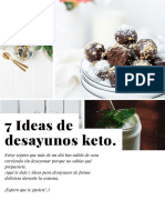 7 Ideas Desayunos Keto