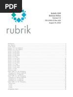 Rubrik CDM Version 7.0 Release Notes