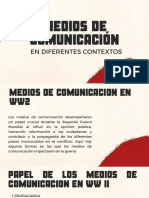 Medios de Comunicación en WWII, Guerra Fría y Muro de Berlín