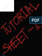 Complex Mod 1 Analytic Functions Tutorial Sheet 1