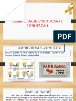 Ambiguidade, Conotação e Denotação