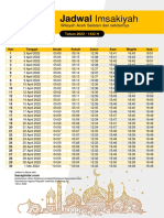 Jadwal Imsakiyah Aceh Selatan 2022