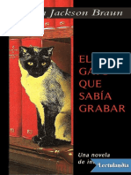 Lilian Jackson Braun El Gato Que 3 El Gato Que Sabia Grabar ??