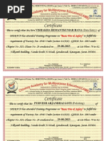 Meraya Certificates (Without Stemp)