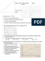 Evaluación de Matemática