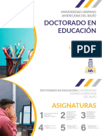 Doctorado en Educacion UHAB