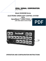 SS2000SM-SB and SS2000SM-SC Electronic Siren - Light Control System With SignalMaster Directional Light Manual - 255283