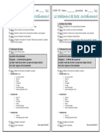 Traitement de Texte Fiche Entrainement