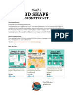 3D Shape: Geometry Net