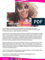 Paula Letang - DJ Spin That Song Again EPK Write-Up