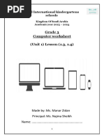 Computer Worksheet (1.3, 1.4) G3