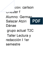 German Salazar Atziri Danae Taller de Lectura y Redaccion I