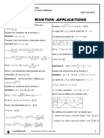 La Derivation Applications Corrige Serie D Exercices 1