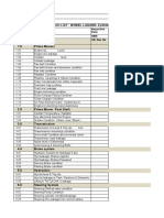 Daily Check Sheet - Wheel Loder