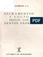 Jean Danielou, Sacramentos y Culto Segun Los Santos Padres