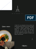 Black and Gold Elegant Minimalist Chef Portfolio Presentation