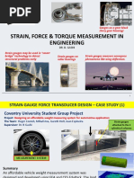 Strain Force & Torque Measurement