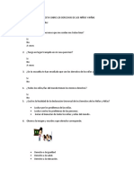 Encuesta Sobre Los Derechos de Los Niños y Niñas (2estudiantes)