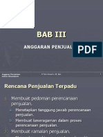 BAB III Anggaran Penjualan