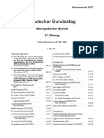 Deutscher Bundestag: Stenografischer Bericht 27. Sitzung