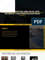 Lección 1. Funcionamiento Del Panel Solar, Tipos de Paneles y Características Eléctricas