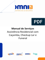 Manual de Serviços - Assistência Residencial Com Caçamba, Checkup Lar e Funeral