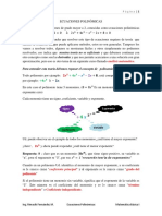 A.2 - Teorìa de Ecuaciones Polinomicas