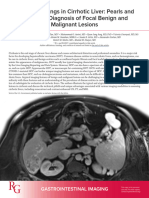2023 Imaging Findings in Cirrhotic Liver