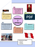 Monarquía o República y Retira de Bolivar Del Perú