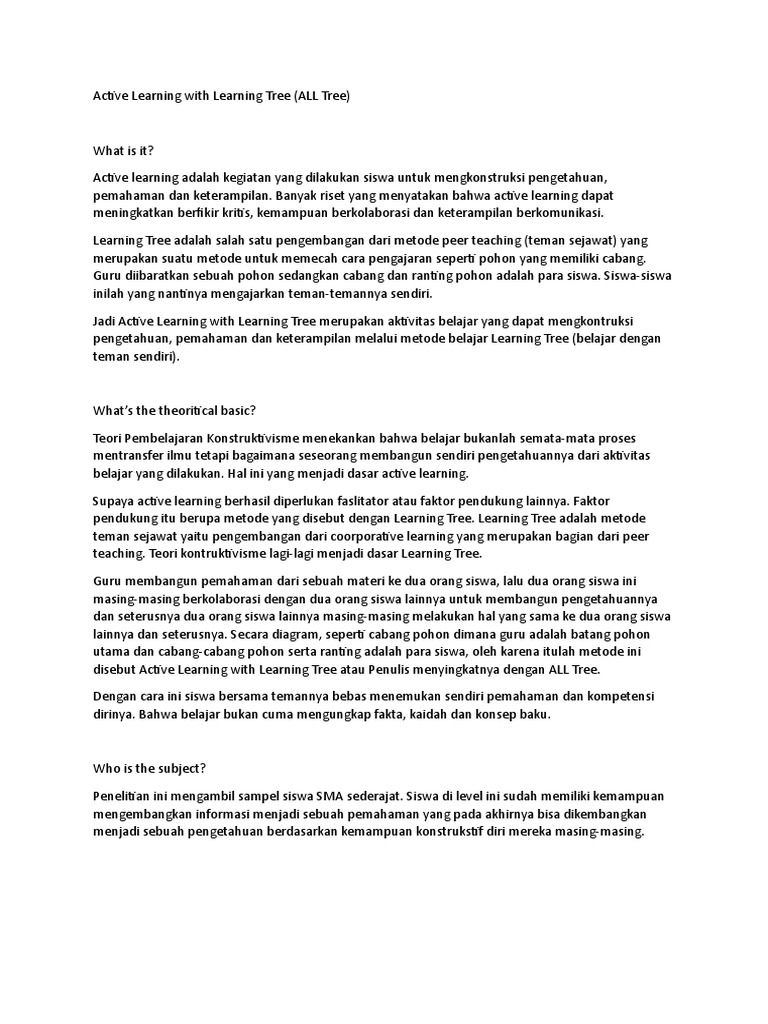 Active Learning With Learning Tree 1 PDF