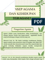 Konsep Agama Dan Kehidupan Beragama