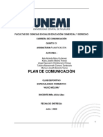 Plan de Comunicacion