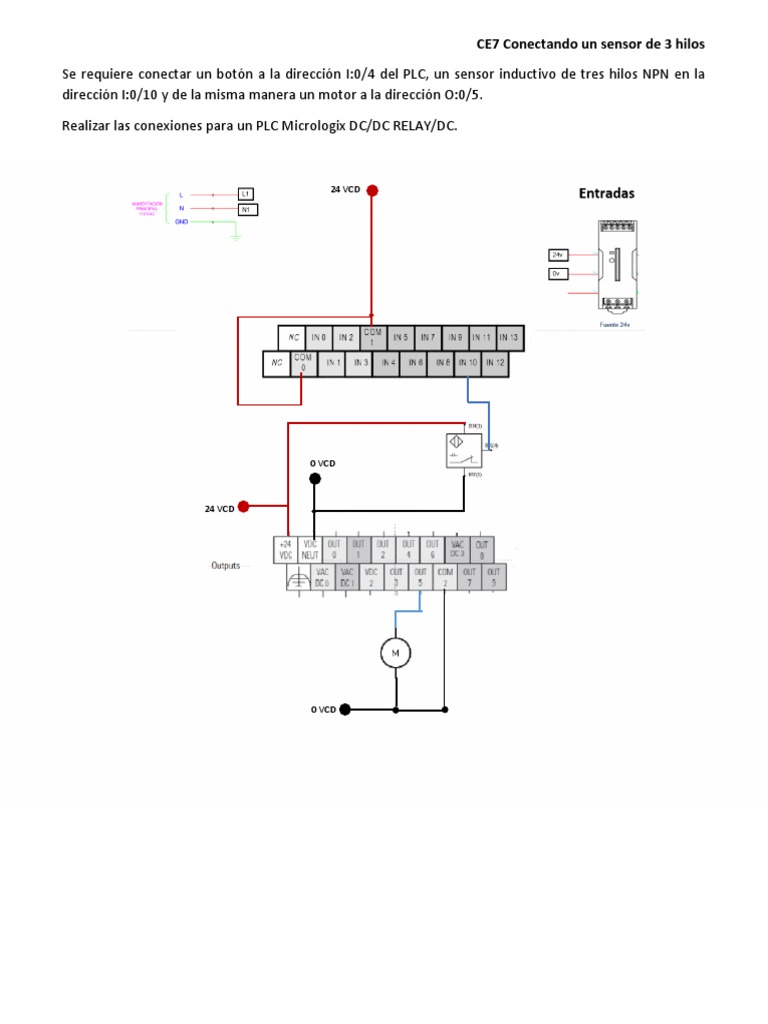 Conexión de sensor inductivo 3 hilos | PDF | Tecnología