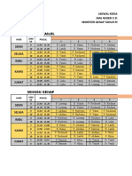 Jadwal P5 2223 Genap